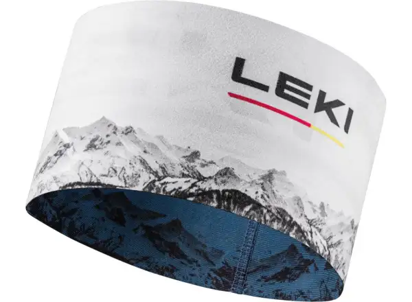 Čelenka Leki XC Headband dark denim/white/poppy red veľkosť 2,5 mm Uni