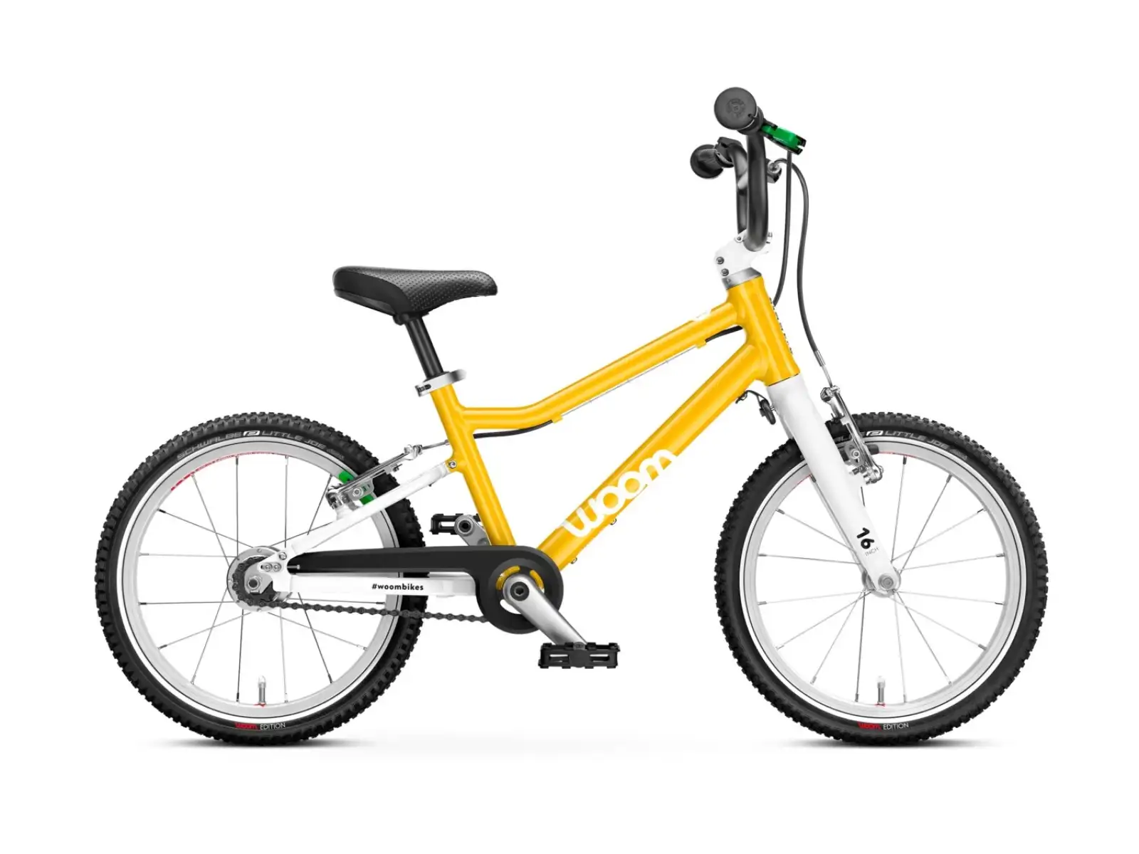 Detský bicykel Woom 3 Yellow Automagic 16"