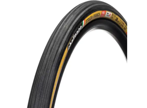 Challenge Strada Bianca TLR Pro 700x36 cestná pneumatika Kevlar Black/Tan