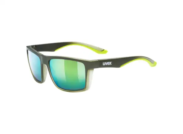 Slnečné okuliare Uvex LGL 50 CV Olive Mat/Mirror Green