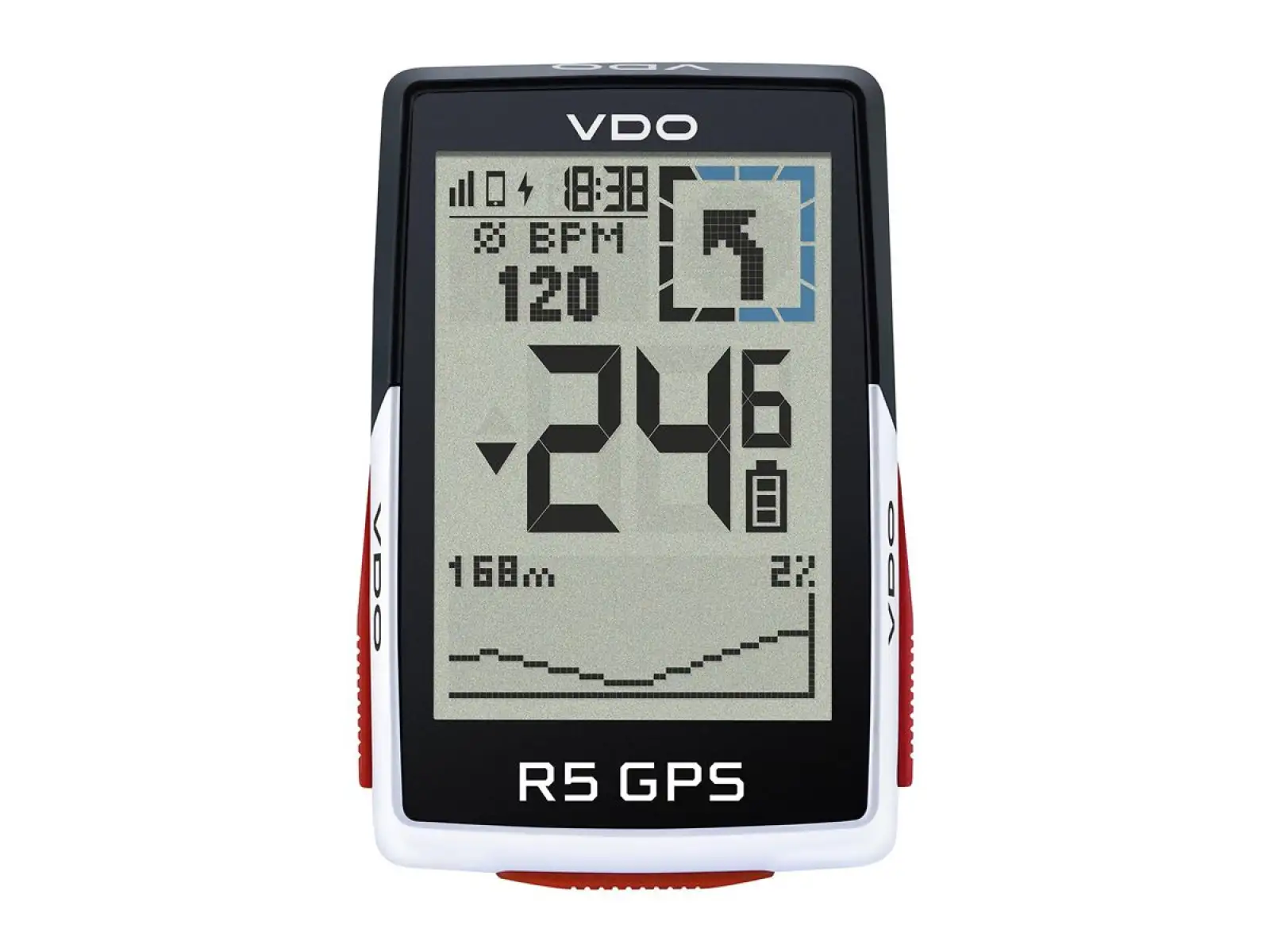 VDO R5 GPS počítač Kompletná sada snímačov