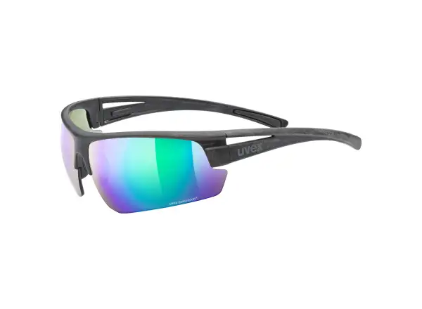 Slnečné okuliare Uvex Sportstyle Ocean Polavision čierna matná/zelená 2021