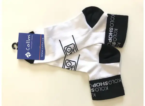 Koloshop tímové ponožky white/black