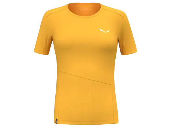 Salewa Puez Sporty Dry Dámske tričko s krátkym rukávom Gold