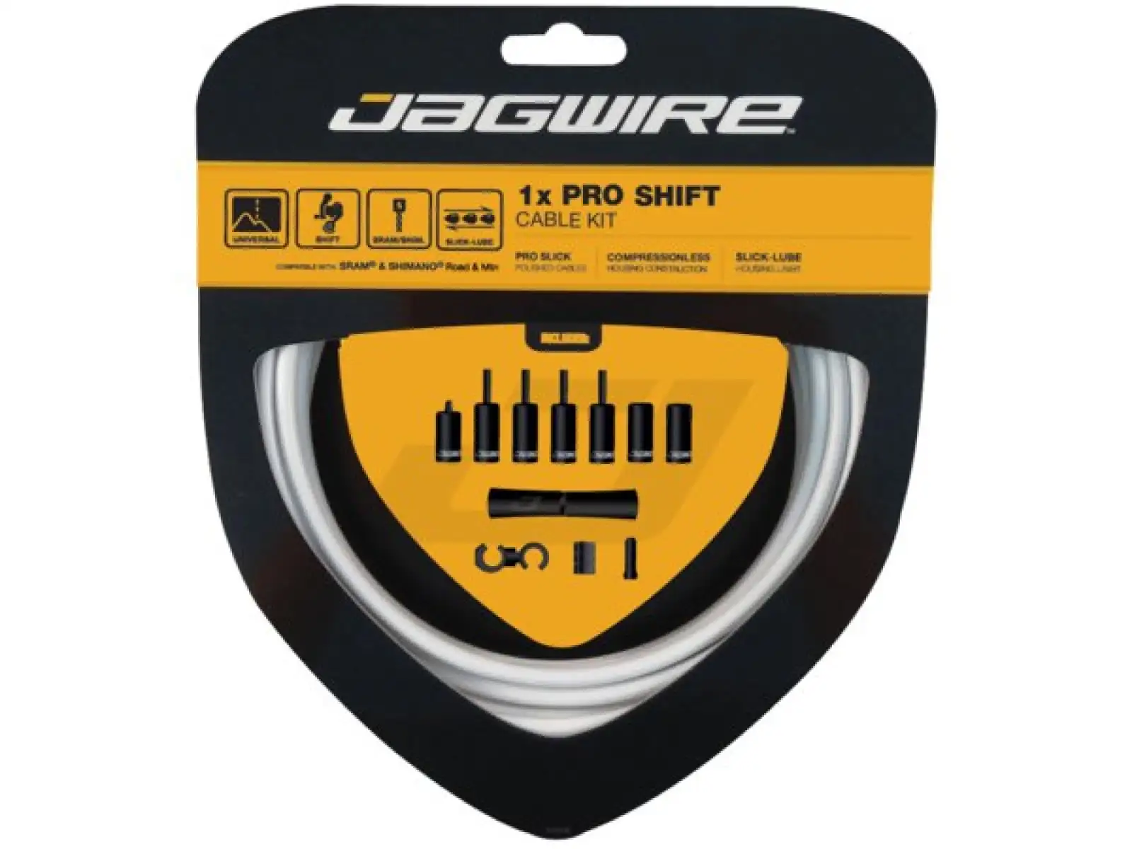 Jagwire PCK553 1x Pro Shift Kit, biela