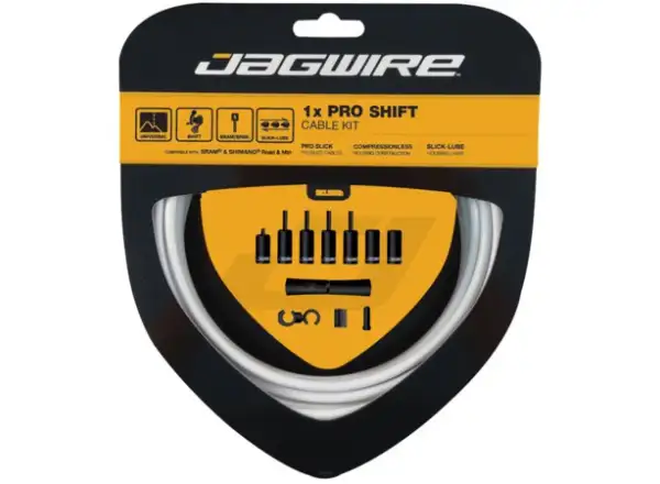 Jagwire PCK553 1x Pro Shift Kit, bílá