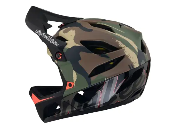 Prilba Troy Lee Designs Stage MIPS Signature Camo Army Green