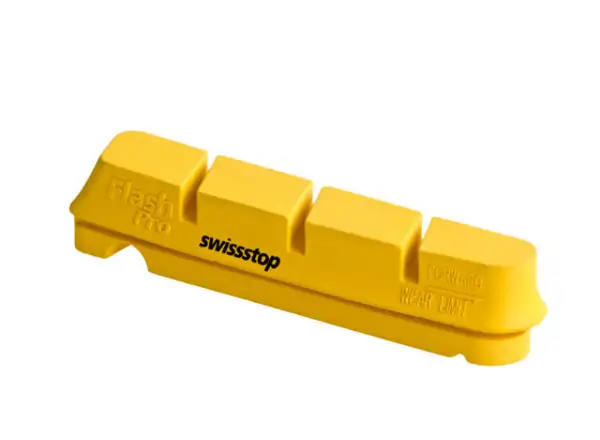 SwissStop Race Flash Pro Yellow King brzdové gumičky Shimano/Sram