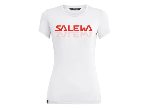 Salewa Graphic Dry W dámske optické biele tričko s krátkym rukávom
