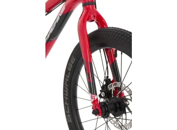Detský bicykel Rock Machine 20" Blizz 20 lesklý červený/biely/čierny