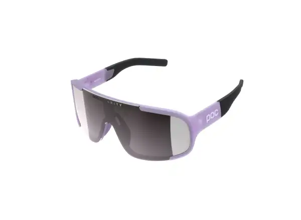 POC Aspire Mid Glasses Purple Quartz Translucent/Violet Silver Mirror