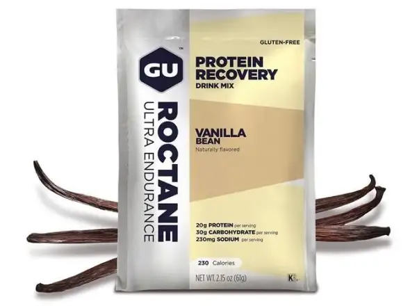 GU Roctane Recovery Drink Mix Vanilla Bean vrecko 61 g
