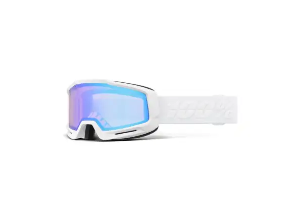 100% Okan Zjazdové lyžiarske okuliare White/HiPER Turquoise Mirror