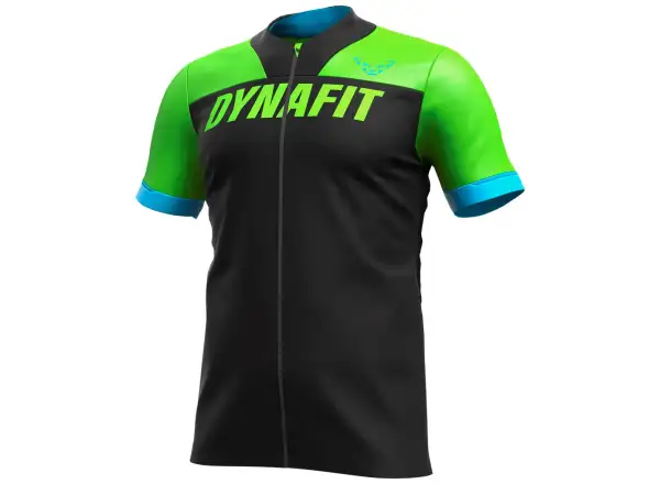 Dynafit Ride M S/S Fz Tee pánský dres  krátky rukáv lambo green