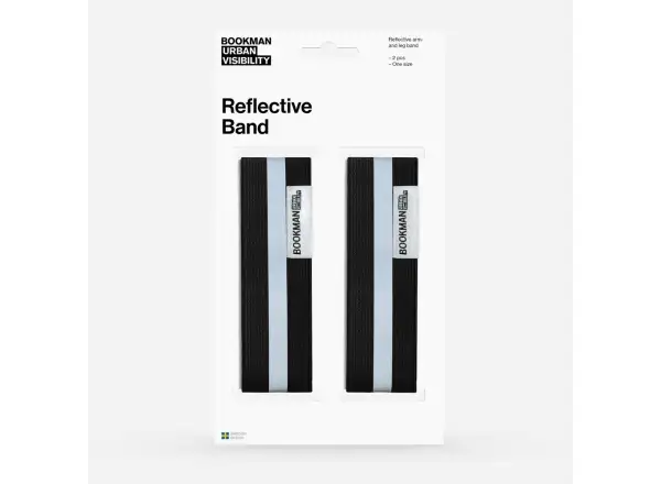 Bookman elastická reflexná páska čierna