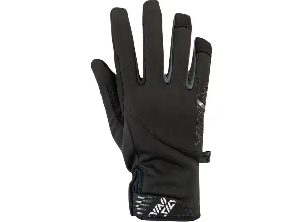 Silvini Ortles WA1540 dámske zimné softshellové rukavice čierne