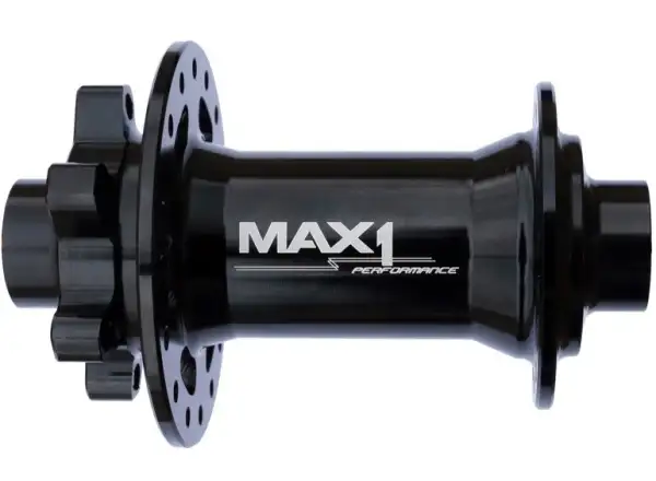 MAX1 Performance predný náboj 15x100 mm 32 otvorov čierny