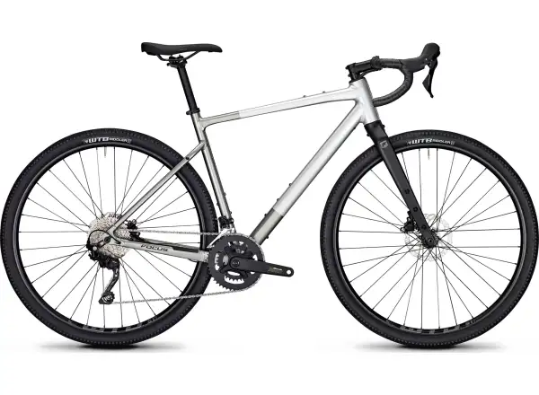 Focus Atlas 6.7 DI gravel bike Nepalsilver Glossy/Steelgrey Glossy