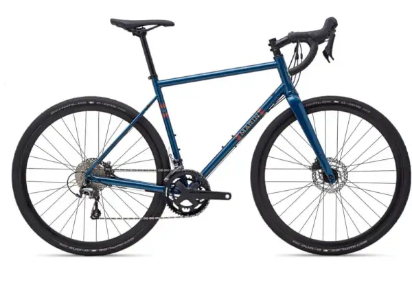 Štrkovací bicykel Marin Nicasio 2 modrý/zelený/oranžový