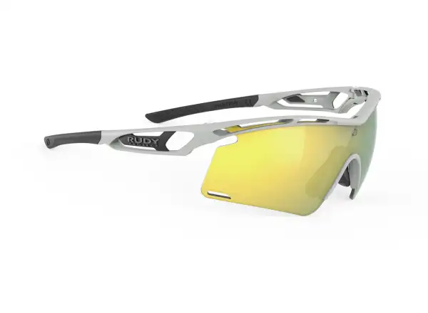 Rudy Project Tralyx+ športové slnečné okuliare Light Grey/Multilaser Yellow