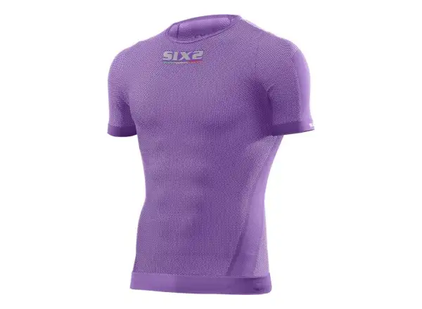 SIX2 TS1L funkčné tričko s krátkym rukávom fialové