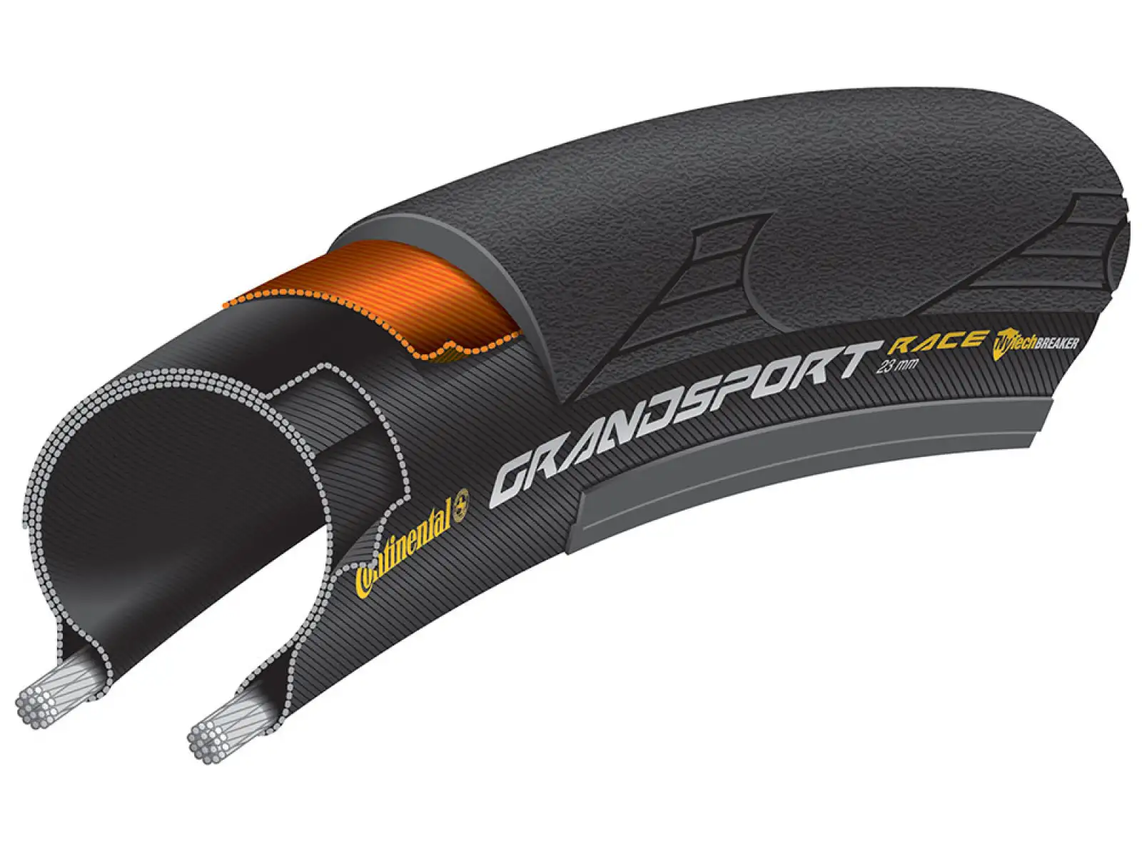 Continental Grand Sport Race cestná pneumatika Kevlar čierna