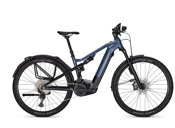 Horský bicykel Focus Thron2 6.9 EQP ABS DI Stoneblue Glossy / Magicblack Glossy