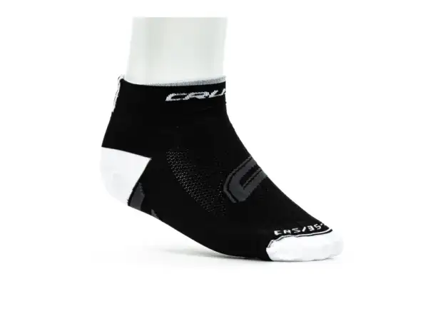 Crussis cyklistické ponožky černá/bílá