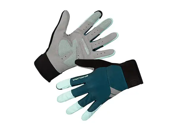 Dámske rukavice Endura Windchill tmavo šedo-zelené