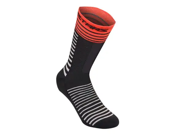 Ponožky Alpinestars Drop 19 Black/Bright Red