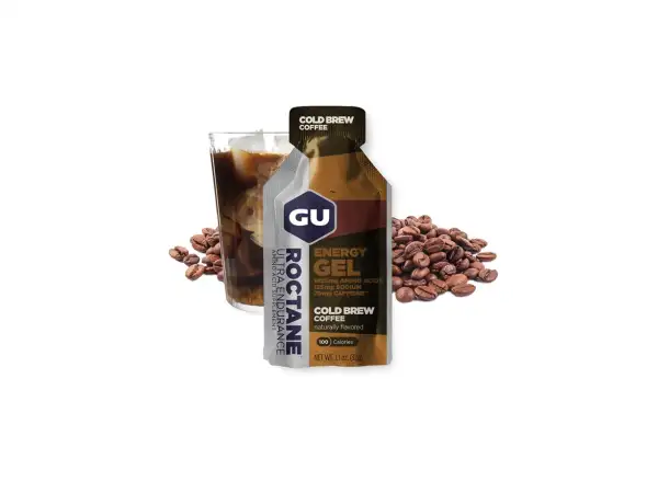 GU Roctane Energy Gel Cold Brew Coffee vrecko 32 g