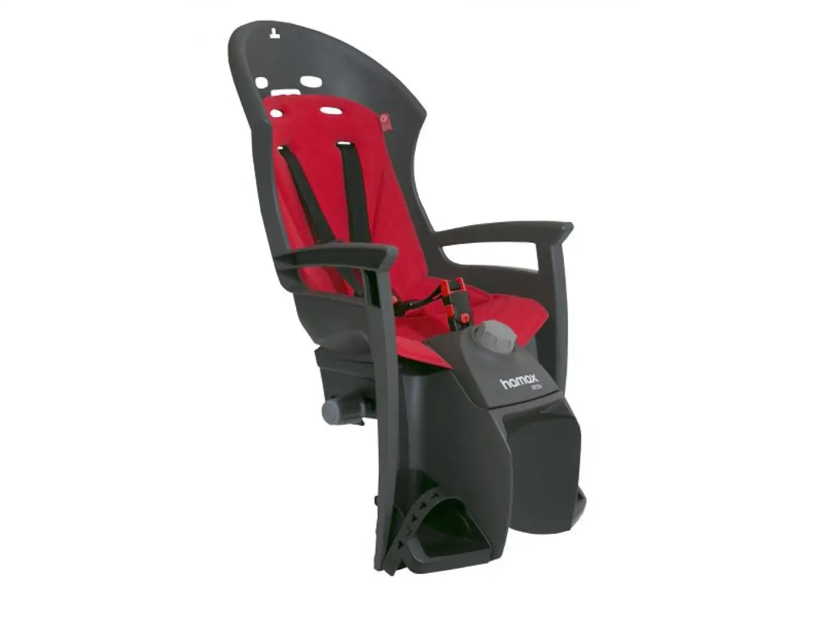 Hamax Siesta Plus detská sedačka tmavá sivá/červená