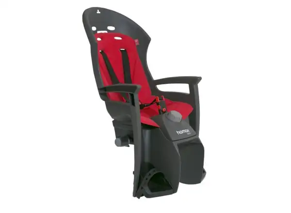 Hamax Siesta Plus dětská sedačka tmavá šedá/červená