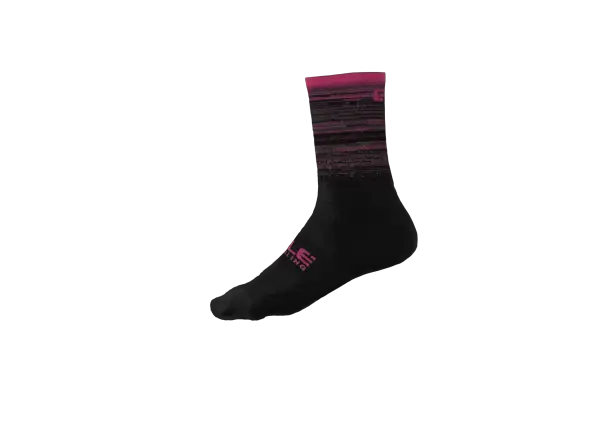 Alé Scanner Socks ponožky Black/Cyclamen