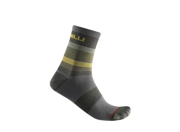 Ponožky Castelli Scia 12 Green/Gray