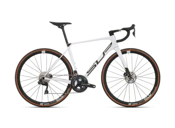 Superior X-Road Team Issue Di2 Gloss White/Hologram Black cestný/trackový bicykel veľkosti 2,5 mm M