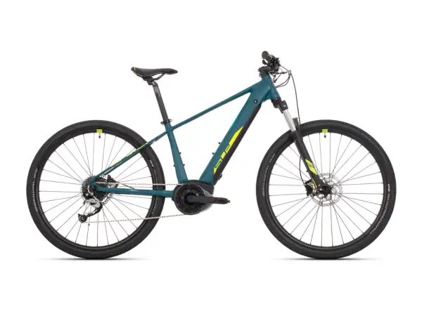 Horský bicykel Superior eXC 7019 Bosch Matte Turquoise/Neon Yellow
