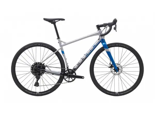 Marin Gestalt X10 gravel bicykel chróm/modrá/čierna