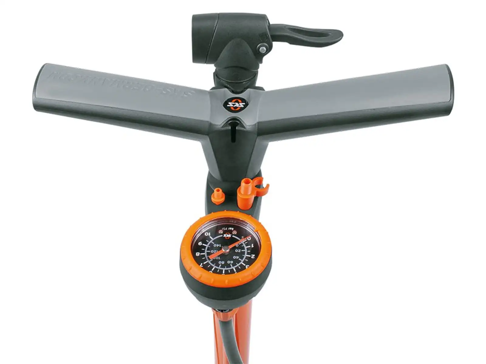 SKS Airworx 10.0 pumpa s manometrem Multivalve oranžová