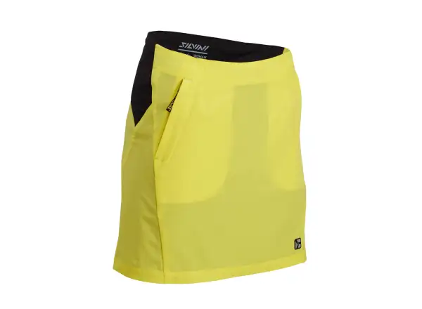 Silvini Invio dámska cyklistická sukňa bez vložky Yellow/Black
