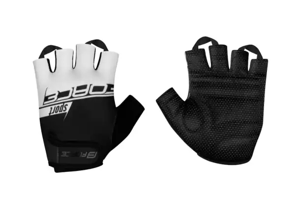 Force Sport krátké rukavice černá/bílá