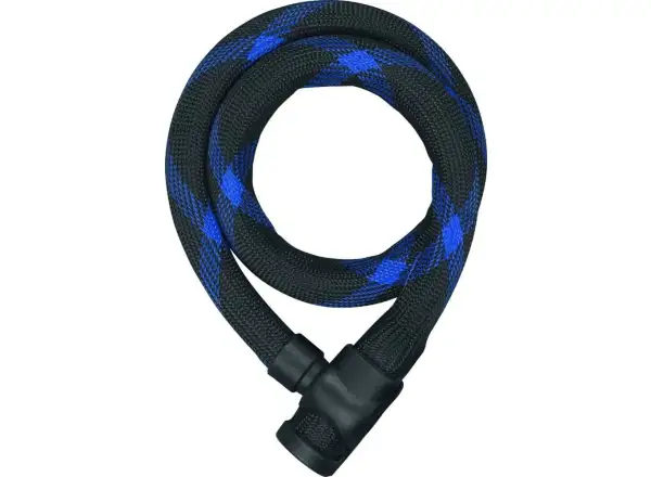 Abus Ivera Steel-O-Flex 7200/110 + RBU zámok s držiakom čierna/modrá