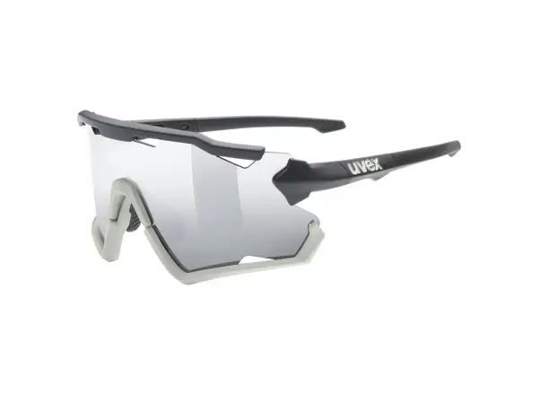 UVEX Sportstyle 228 slnečné okuliare Black Sand Mat / Mirror Silver (Kat. 2)