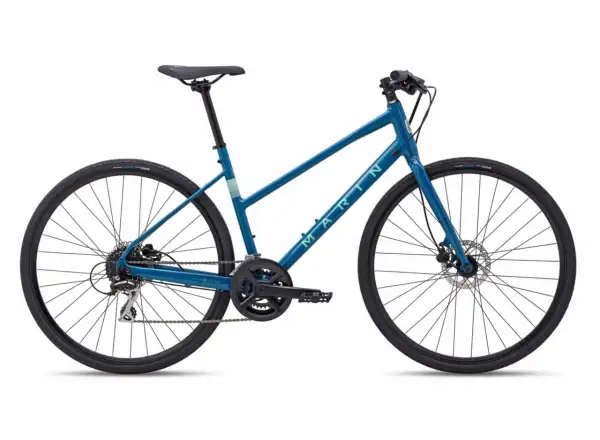 Mestský bicykel Marin Fairfax 2 ST zelený/modrý