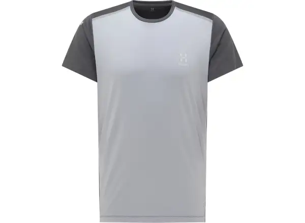 Haglöfs L.I.M Tech pánske tričko s krátkym rukávom sivá/tmavosivá