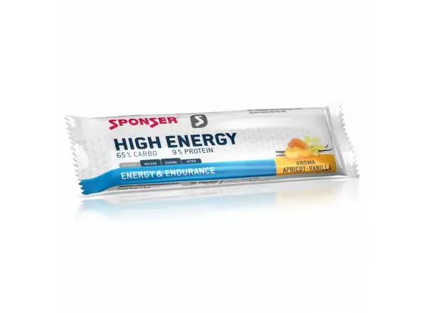 Sponser High Energy tyčinka apricot-vanilla 45 g