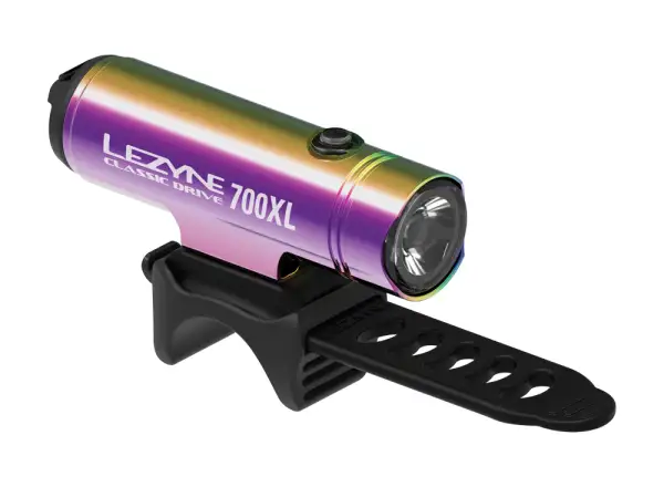 Predné svetlo Lezyne Classic Drive 700XL neo metalíza