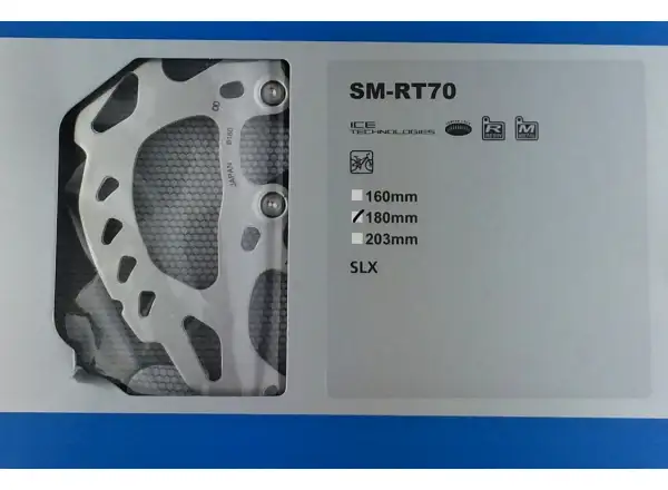 Shimano SLX SM-RT70L CL brzdový kotouč 203mm