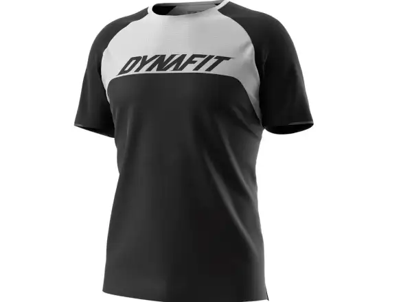 Dynafit Ride pánske cyklistické tričko s krátkym rukávom Black out Nimbus