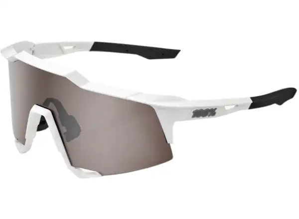 100% Speedcraft okuliare Matte White/HiPER Silver Mirror